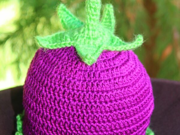 Kostenlose Häkelanleitung für Melanzani Babymütze