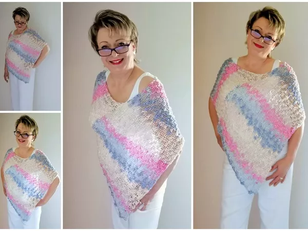 Kostenlose Anleitung - Sommer-Poncho häkeln