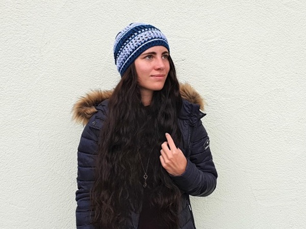 Mütze "Miss Sporty" kostenlose Häkelanleitung