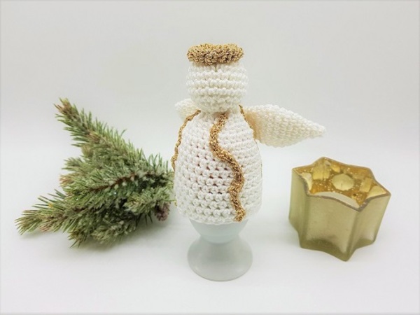 Kostenlose Engel Eierwärmer Häkelanleitung