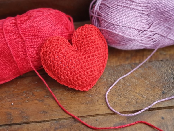 Kostenlose Häkelanleitung Valentinsherz