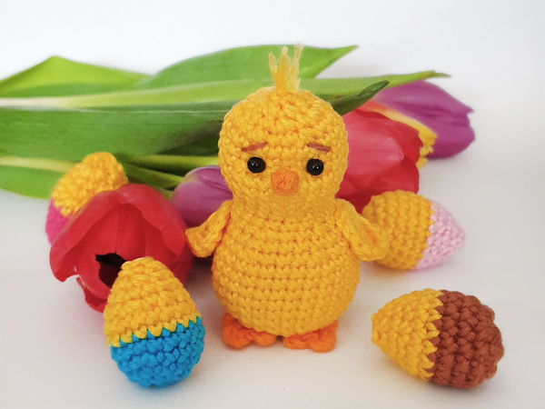 Kostenlose Häkelanleitung Schlüßelanhänger Das Kleine Küken