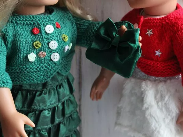 Kostenlose Strickanleitung für Puppenbolero