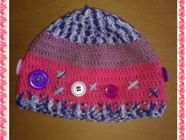 "Grundrezept" für Kindermützen - ideale Wollresteverwertung