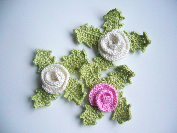 Freestyle-Häkeln: Kleine Röschen