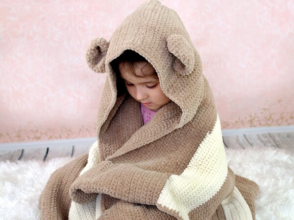 Kid’s teddy bear blanket