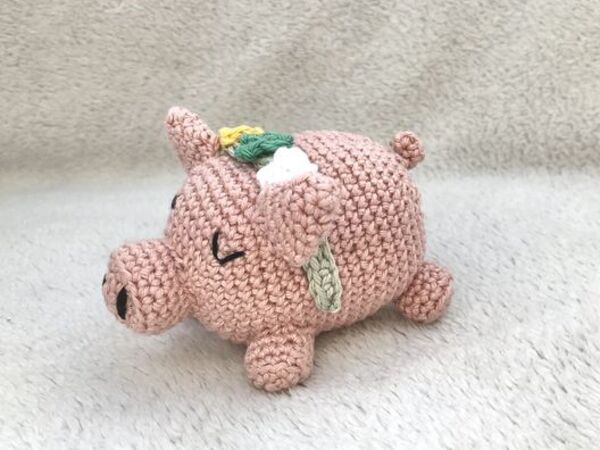 Kostenlose Häkelanleitung Schwein