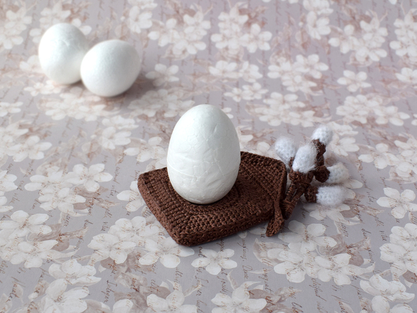 Serviettenring oder Eierhalter "Häuschen"