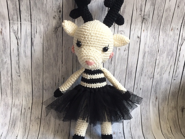 Häkelanleitung Rentier Ballerina