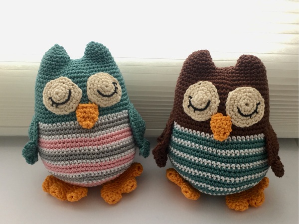 Häkelanleitung Eule