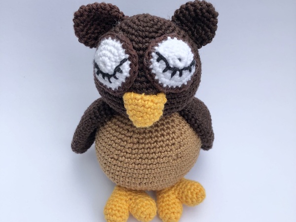 Häkelanleitung süße Eule