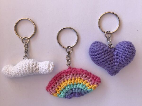 Häkelanleitung Schlüsselanhänger