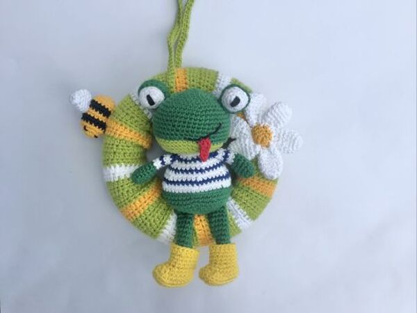 Häkelanleitung Froschkranz