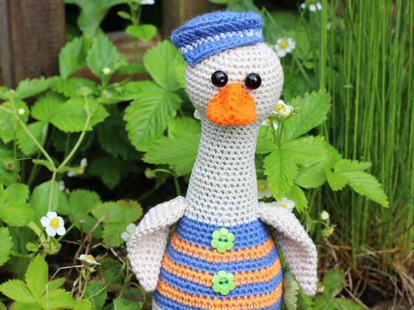 Gans häkeln. Kostenlose Anleitung.