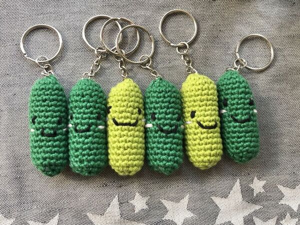 Gurken Schlüsselanhänger