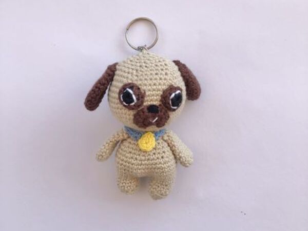 Schlüsselanhänger Mops