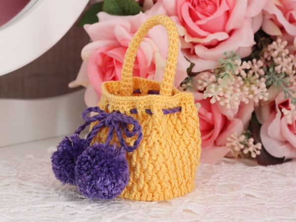 Kostenlose Häkelanleitung für Beuteltasche