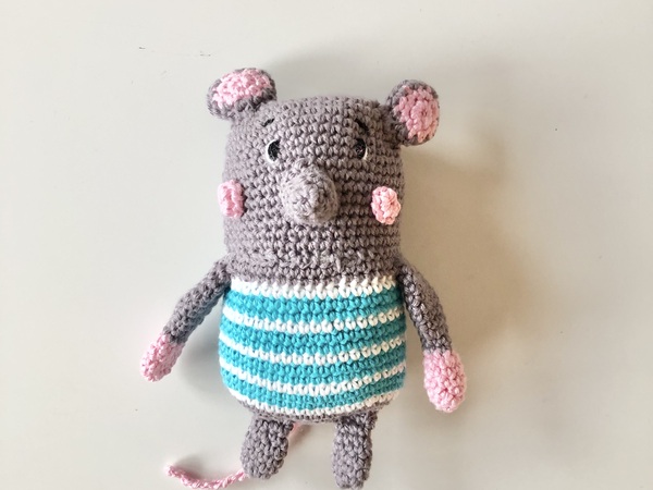 Häkelanleitung Maus