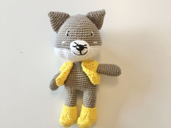 Häkelanleitung Katze