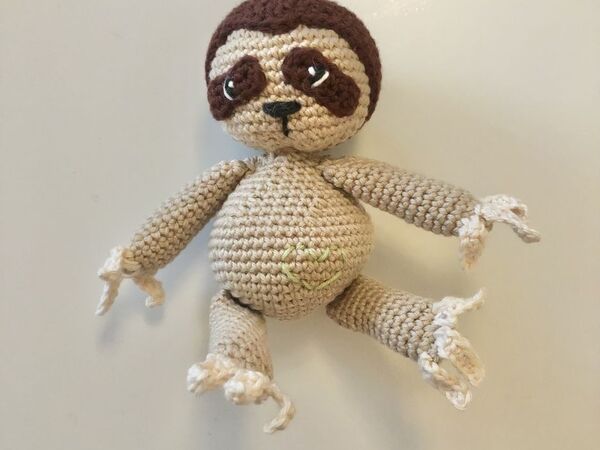 Häkelanleitung Faultier