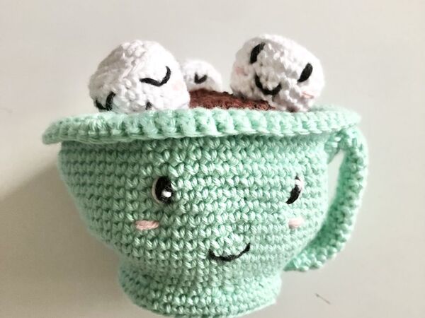 Häkelanleitung Tase