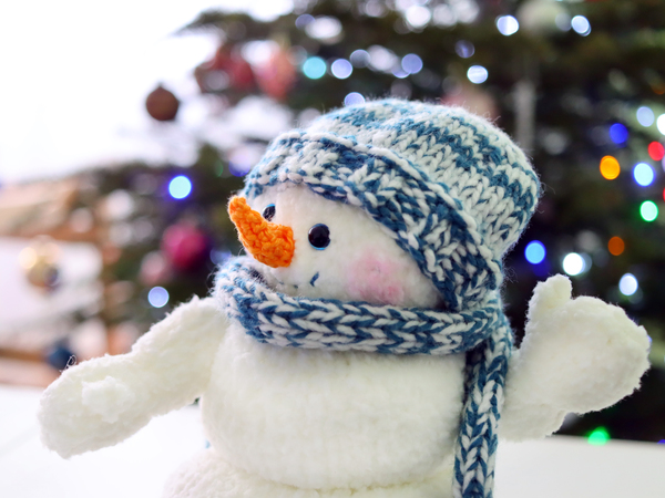 Schneemann stricken