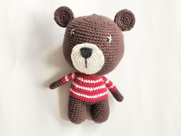 Kostenlose Häkelanleitung Bär