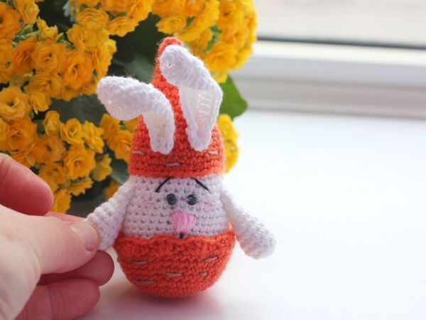 Osterdeko Kostenlose Häkelanleitung für Hase