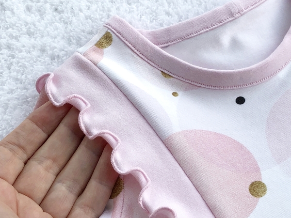 Rüsche mit Wellensaum  - so gelingt sie