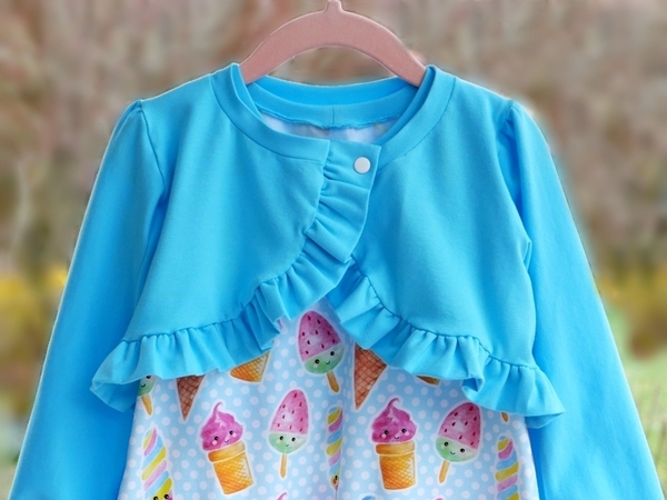 Bolero nähen für Nähanfänger