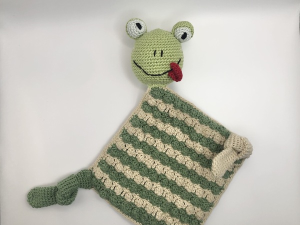 Kostenlose Häkelanleitung Froschtuch