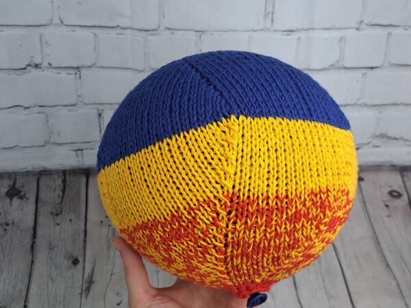 Gratis Strickanleitung die gestrickte Balloonhülle