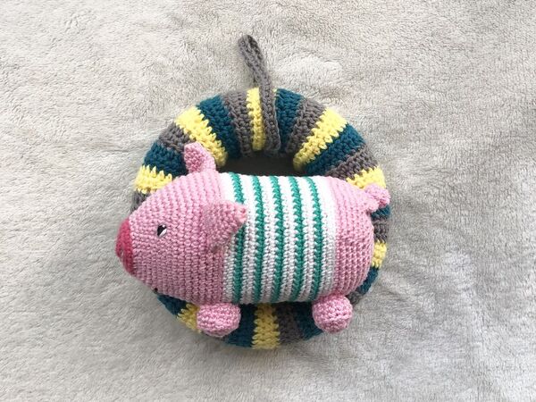 Kostenlose Häkelanleitung Schweinchenkranz