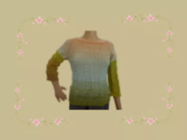 free knitting pattern for top down sweater Hinode