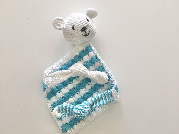 Kostenlose Häkelanleitung Eisbärtuch