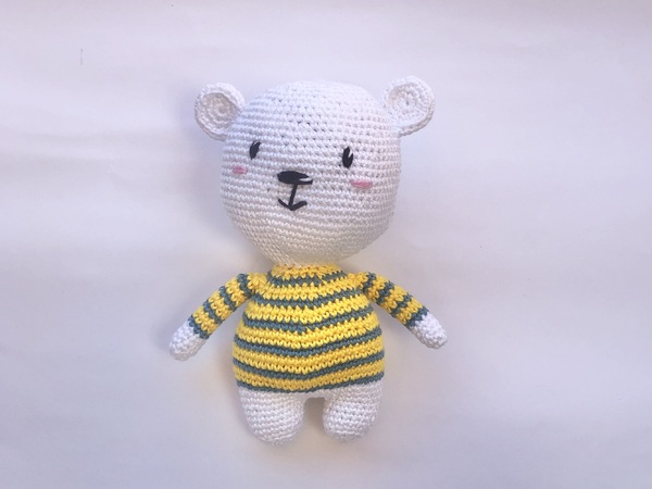 Kostenlose Häkelanleitung Eisbär