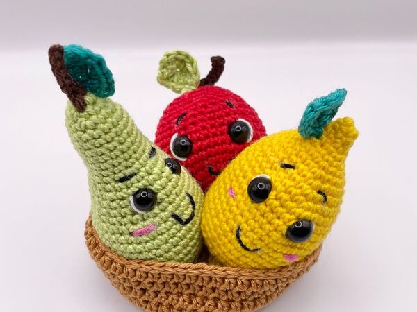 Häkeln für Anfänger: Amigurumi-Obst mit kostenloser Anleitung