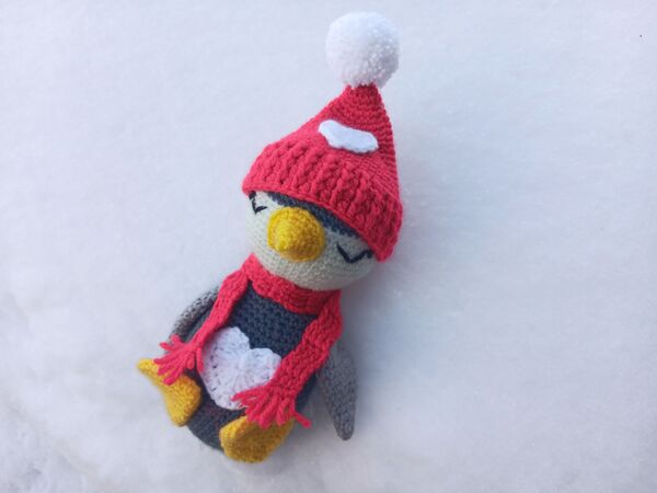Kostenlose Häkelanleitung für Pinguin