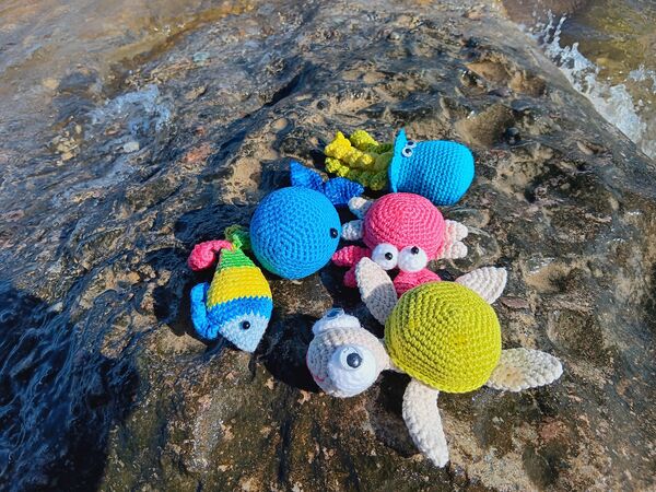 Sea Animals Free Crochet Pattern