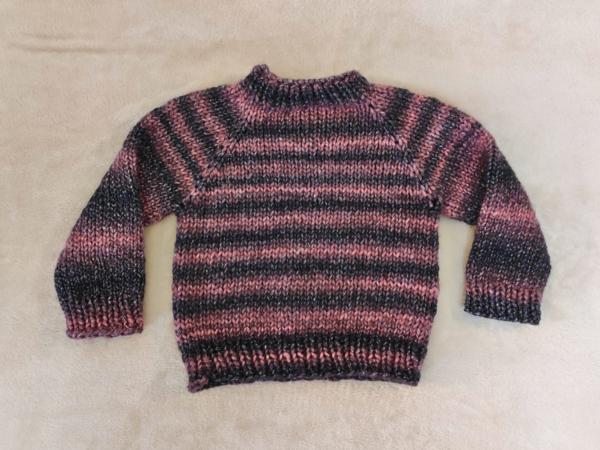 Oversized Raglan-Pullover für Kleinkinder (Größe 86) – inklusive Größenanpassung