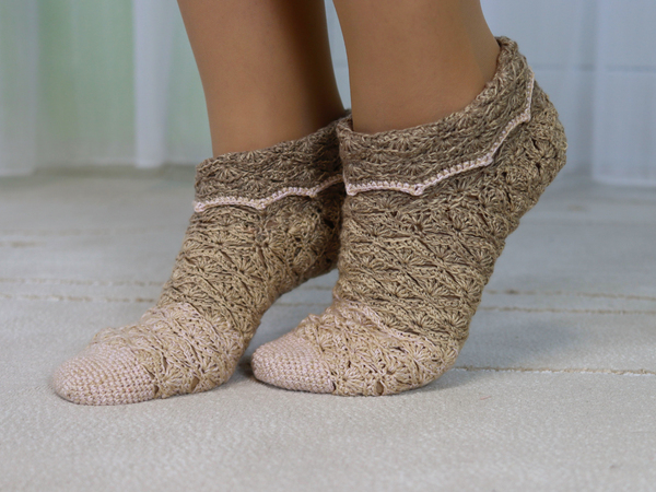 Kostenlose Häkelanleitung Herbstsocken