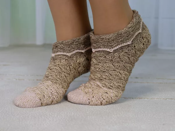 Kostenlose Häkelanleitung Herbstsocken