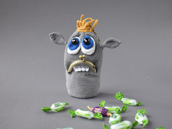 Crochet Purse “Monster. Trick or Treat?”