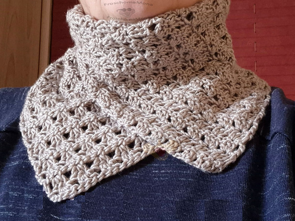 Klappschal „Klappi“ häkeln - kostenlose Häkelanleitung, auch für Anfänger