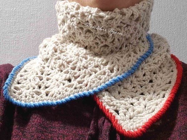 Klappschal „Vongole“ fix gehäkelt und voll im Trend – kostenlose Häkelanleitung für Anfänger und Profis