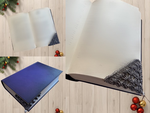 Half-Granny mal anders: Ein schnelles Lesezeichen aus Garnresten (Gratisanleitung)!