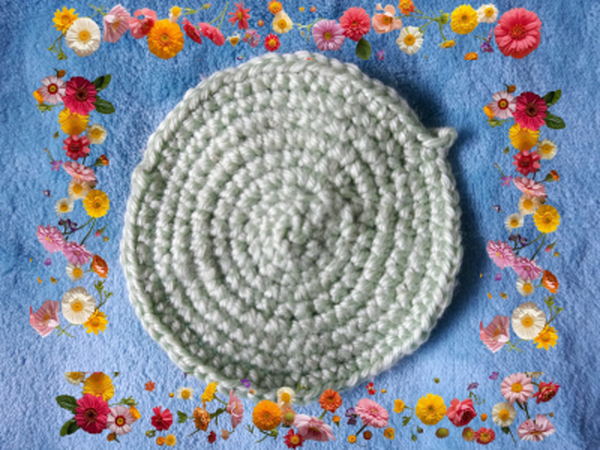 Kostenlose Anleitung für eine Alternative, um einen Kreis zu häkeln.