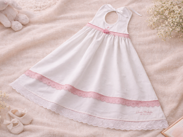 Ein Taufaufleger für den Frühling – liebevoll genäht und voller Erinnerungen