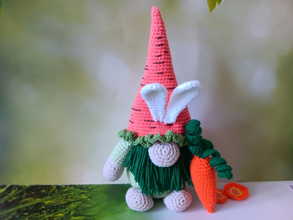 Häkeln für Ostern. Kostenlose Anleitung für Karotten-Wichtel