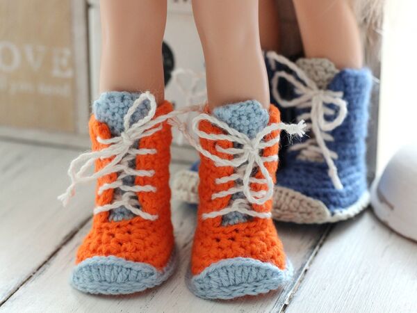 Häkeln für Puppen: Kostenlose Anleitung für Puppenschuhe